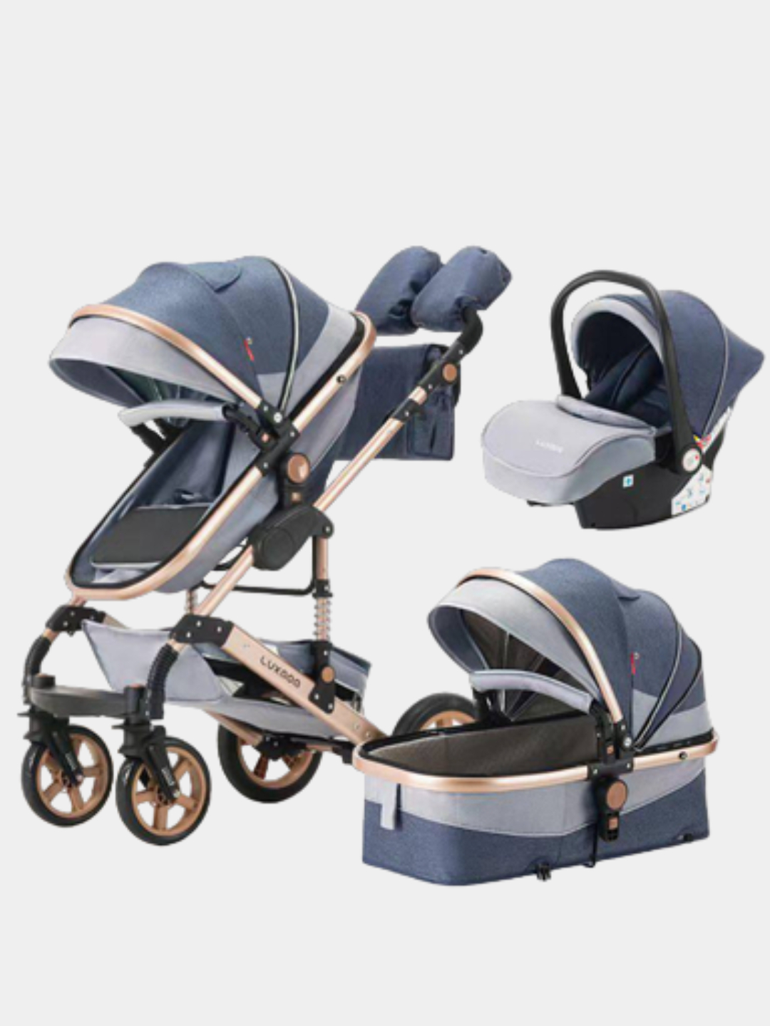 Детская коляска Luxmom 510, трансформер, 3 в 1 купить по низким ценам в ...