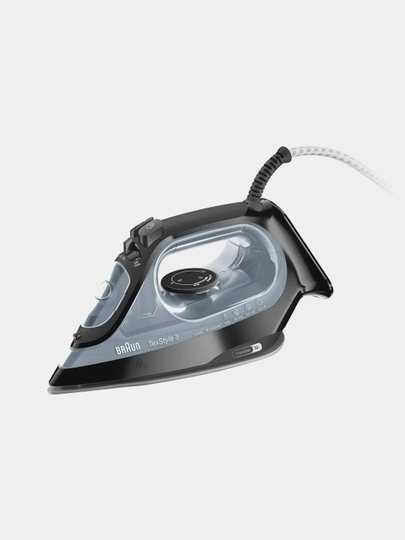 Dazmol Braun SI3055BK TexStyle 3, bug'li, 2400 Vt, FreeGlide 3D SuperCeramic
