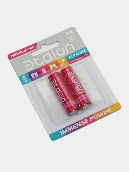 Батарейки Эtalon Alkaline Premium PRO LR6 AA 2 * BL