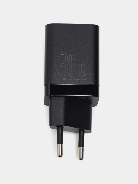 Сетевое зарядное устройство Baseus Super Si Pro Quick Charger USB + Type-C C+U 30W EU