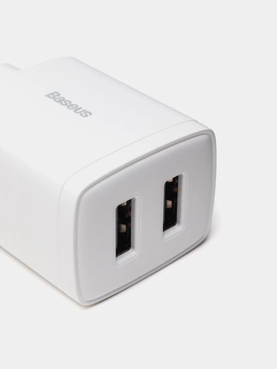 Сетевое зарядное устройство Baseus CCXJ010201, CCXJ010202 Compact Charger 2U 10.5W