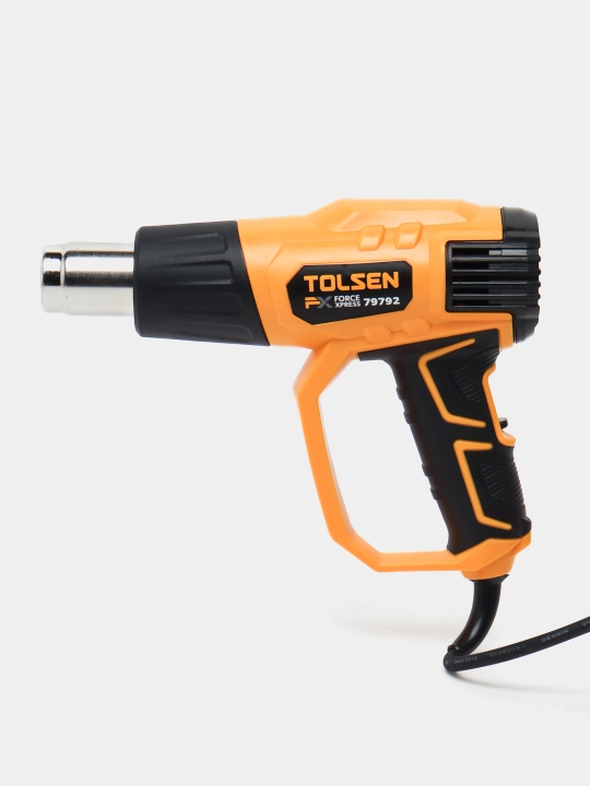 Фен строительный с электронной регулировкой TOLSEN 2000W