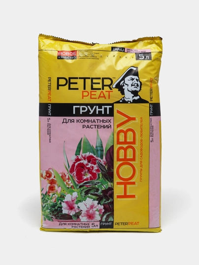 Торфяной грунт для комнатных растений, 5 л — BOTANIK-КОМН5Л
