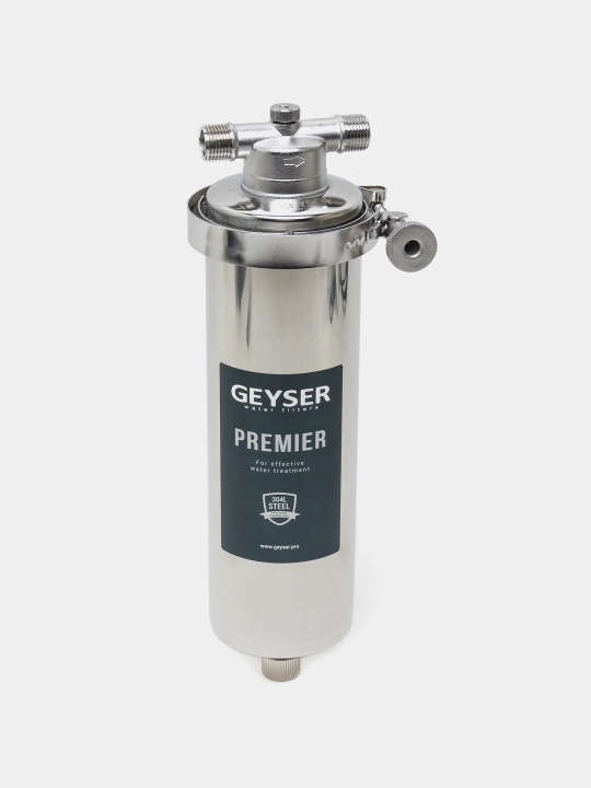 Magistral filtr korpusi Geyser-Premier 10SL 1/2, issiq va sovuq suv uchun
