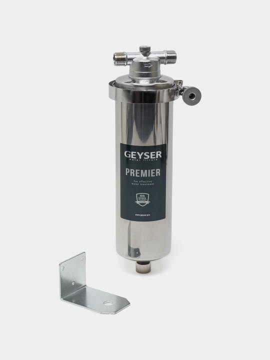 Magistral filtr korpusi Geyser-Premier 10SL 1/2, issiq va sovuq suv uchun