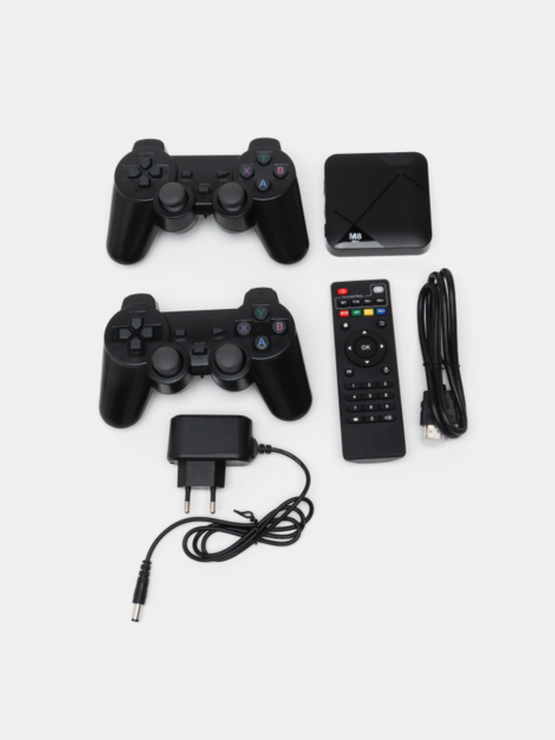 Смарт тв бокс Game Stick M8 Mini с Android TV 9.0, с двумя джойстиками,  10000 игр купить по низким ценам в интернет-магазине Uzum (886997)