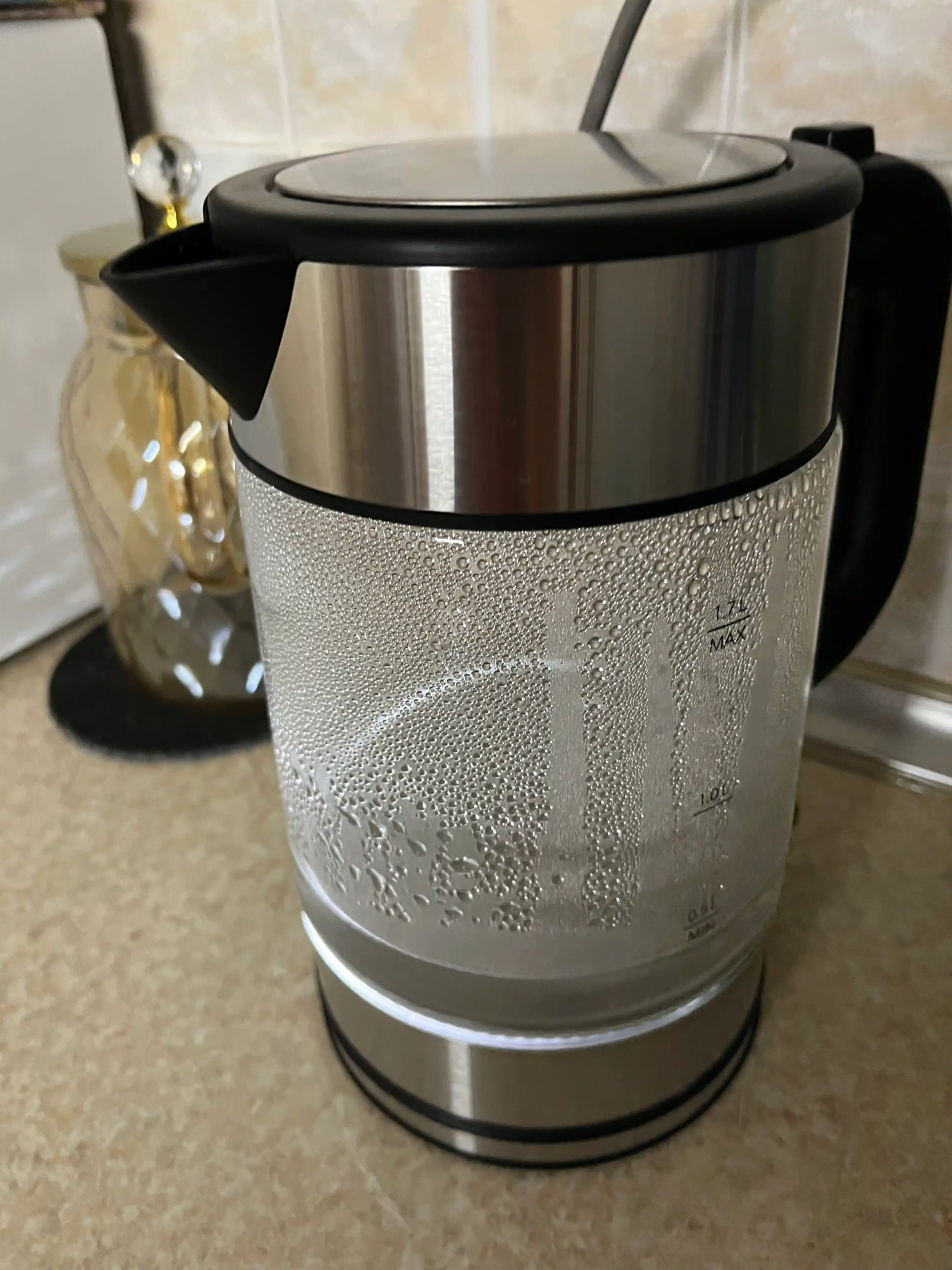 Elektr choynak Xiaomi Mi Electric Glass Kettle, avtomatik ochirish bilan, 1.7 litr