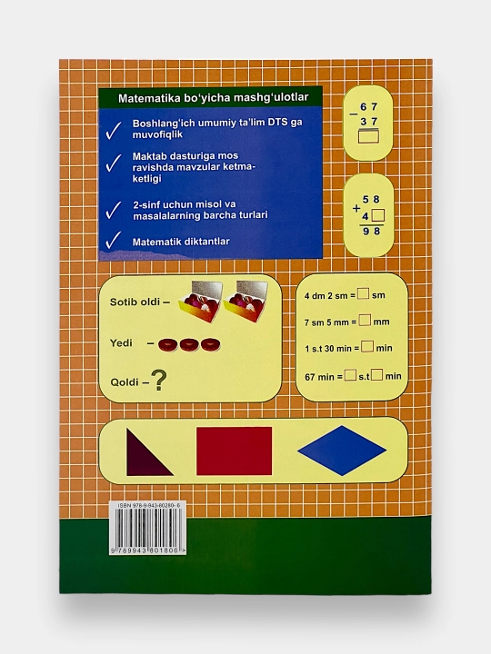 Matematika bo'yicha mashg'ulotlar to'plami 1-2-3-4-sinf