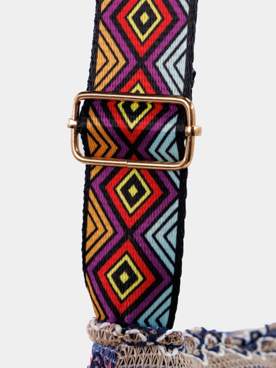 Sharqona boho uslubidagi ayollar sumkasi, kross bodi, tout