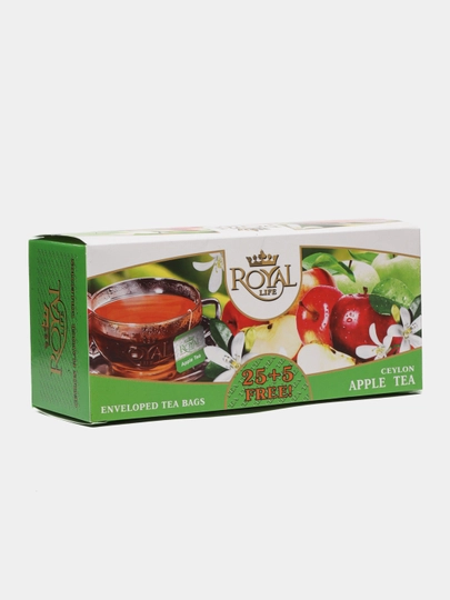 Чай Royal Life Apple Tea, 30 пакетиков — ROYALT-P0D6B9D