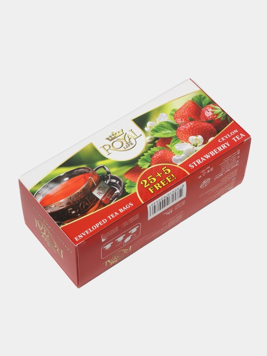 Чай Royal Life Strawberry Tea, 30 пакетиков
