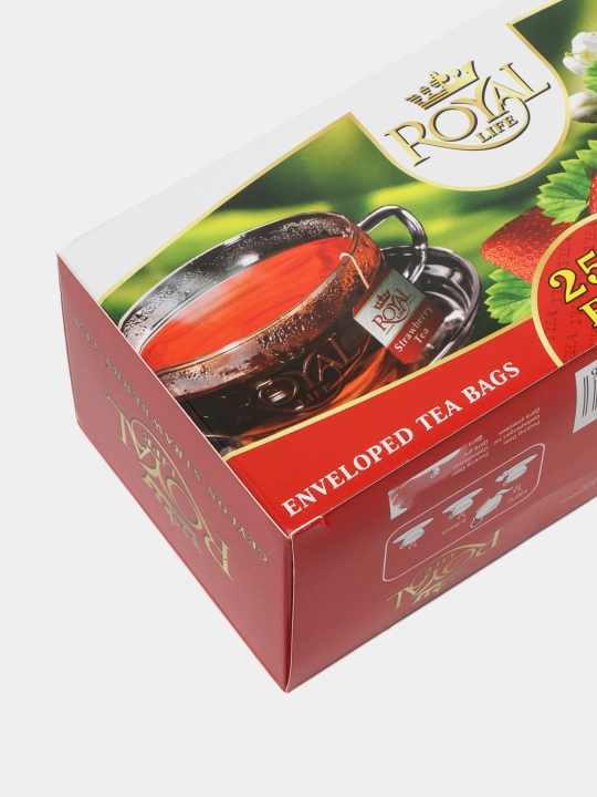 Чай Royal Life Strawberry Tea, 30 пакетиков