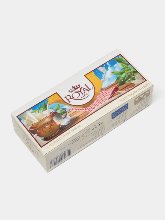 Чай черный Royal Life Milk tea, 25 пакетиков