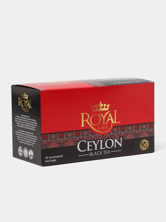 Чай черный Royal Life Сeylon, 25 пакетиков - 