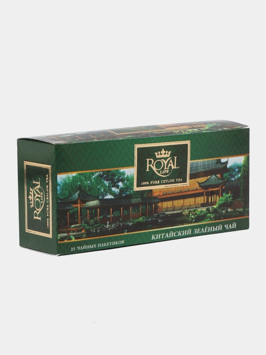 Чай зеленый Royal Life Green, 25 пакетиков, по 1.5 г - 