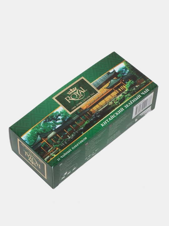 Ko'k choy Royal Life Green, 25 paketchalarda, 1.5 g dan
