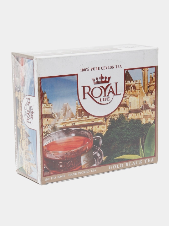 Qora choy Royal Life Gold, 100 paketchalarda, 150 g