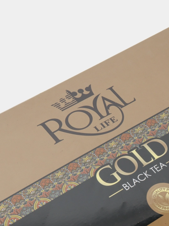 Чай черный Royal Life Gold, 100 пакетиков, 150 г