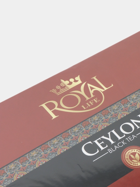 Qora choy Royal Life Сeylon, 100 paketchalarda, 150 g