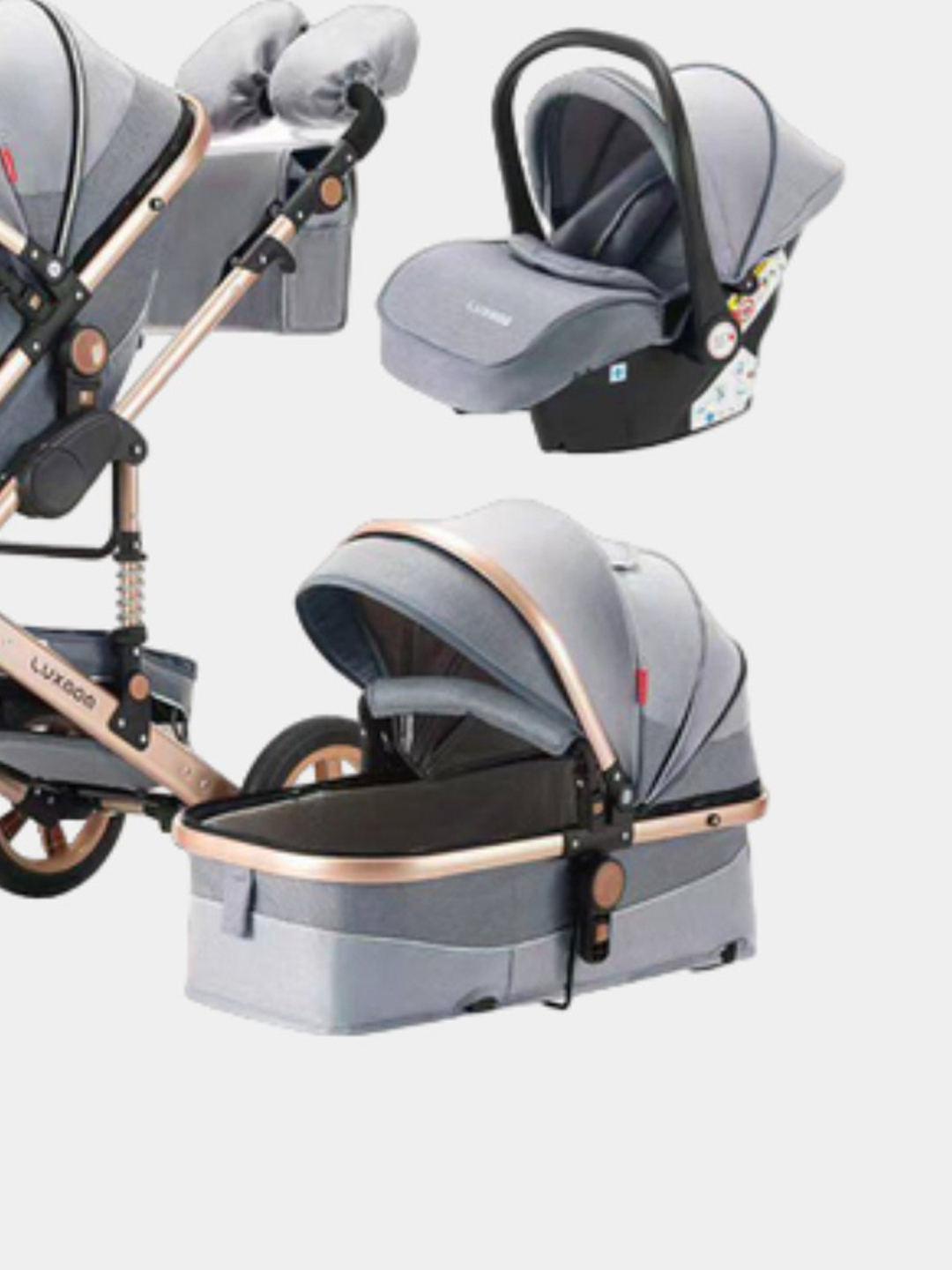 Детская коляска Luxmom 510, трансформер, 3 в 1 купить по низким ценам в ...