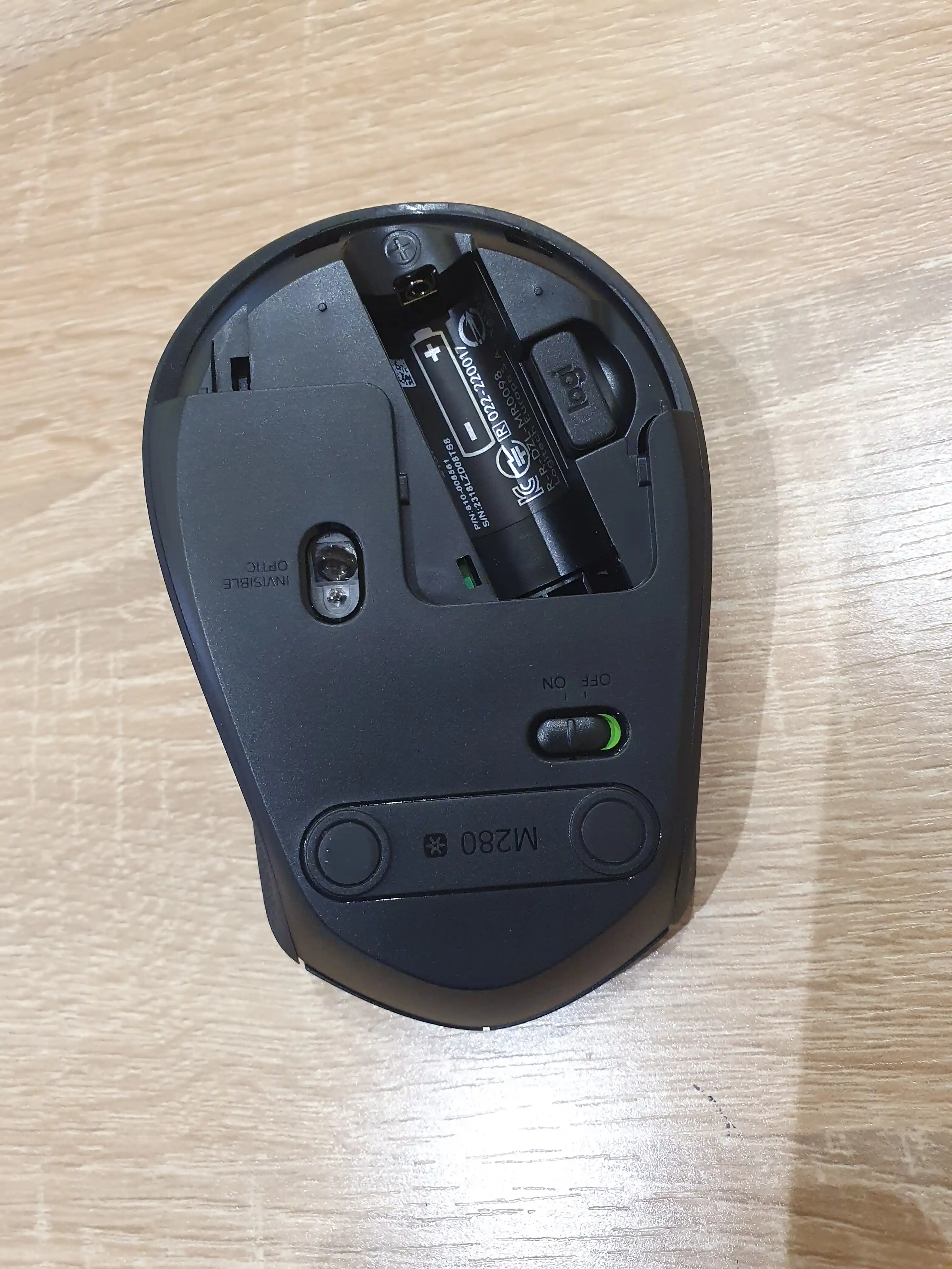 Simsiz sichqoncha Logitech M280, qulay qurilma