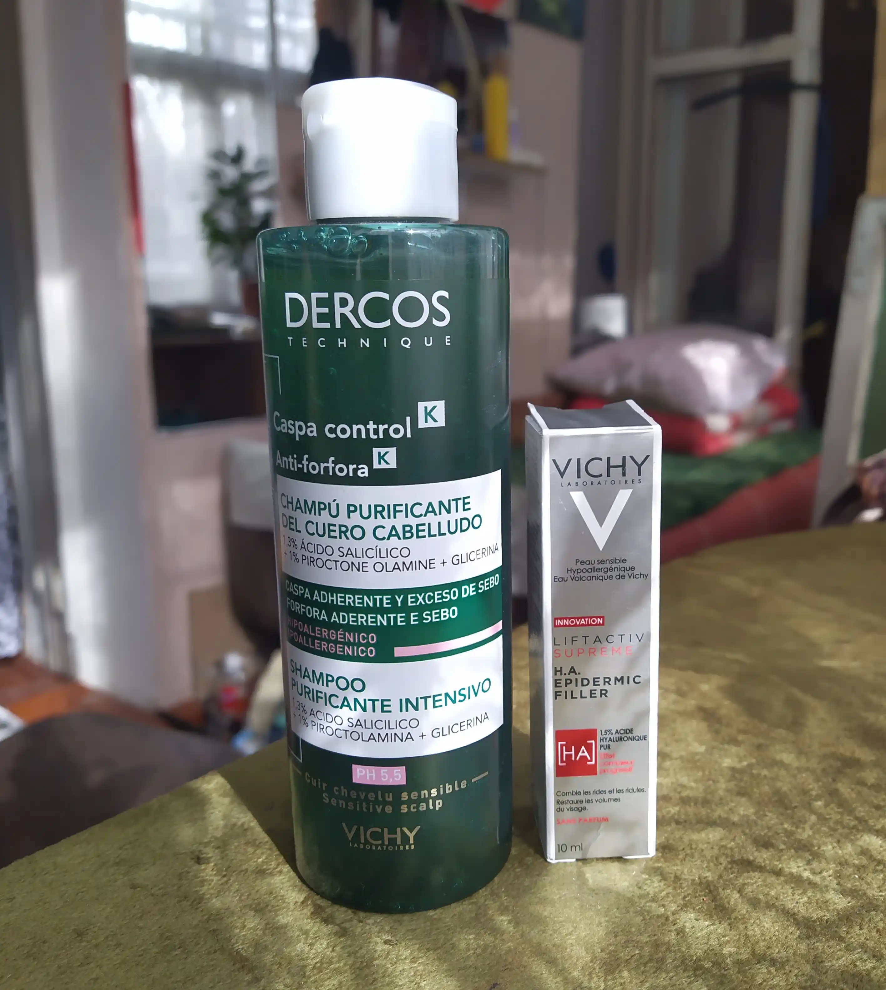 VICHY DERCOS Глубоко очищающий шампунь-пилинг против перхоти, 250 мл