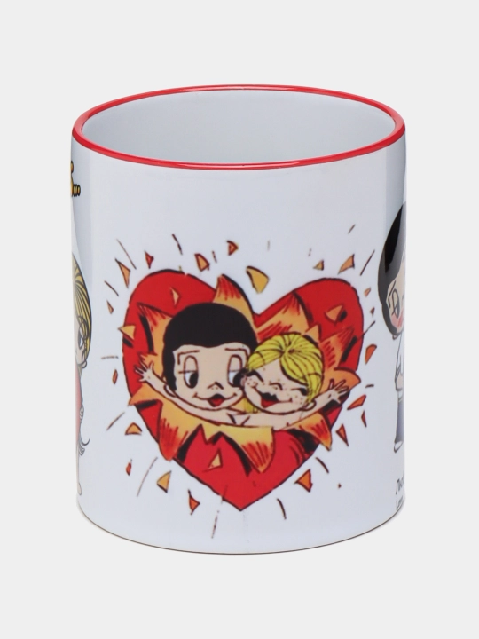 Sevishganlar uchun sovg'a krujkalari "Love is", 330 ml