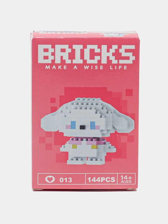 3D blokli konstruktor, mini lego, bolalar va kattalar uchun jumboq, haykalchalar