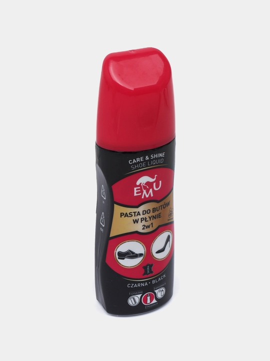 Suyuq krem EMU poyabzal uchun 2 tasi 1 da, qora, 75 ml