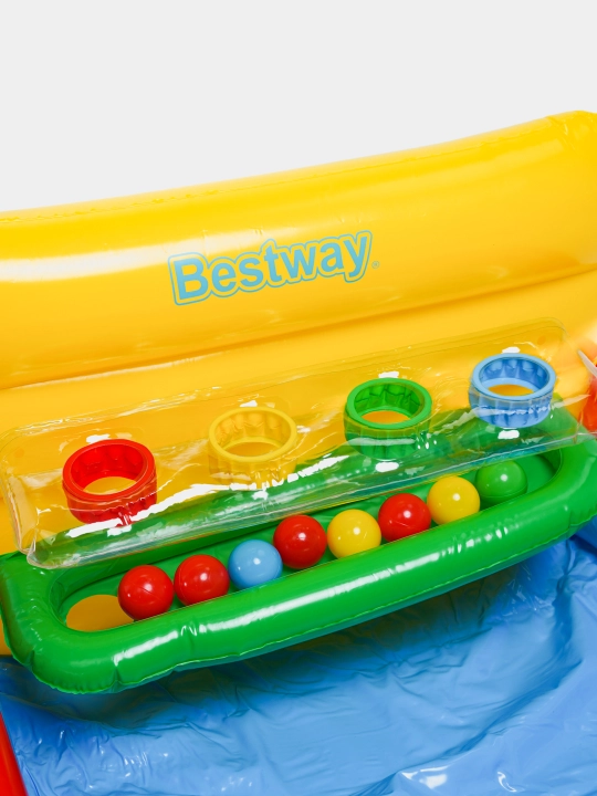 Надувной манеж с мячами BestWay 52546 Sort N Play, 104 * 94 * 61 см