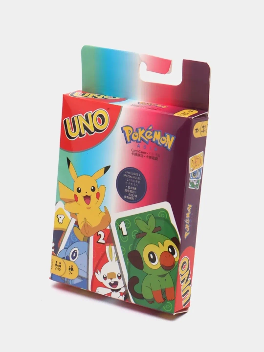 Настольная игра UNO Flip, Wild, Kuromi, Pokemon, Minecraft, BTS, Anime, Barbie, Frozen
