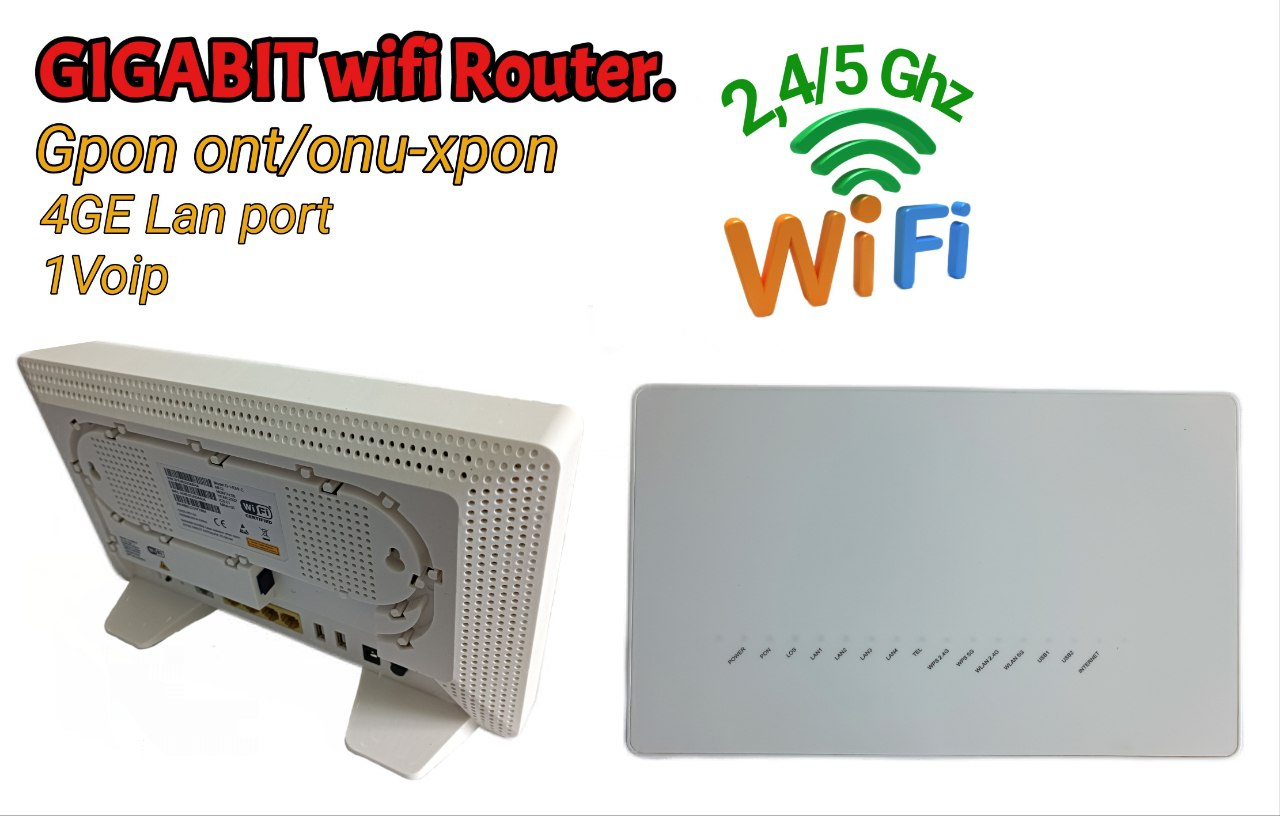 Двухдиапазонный гигабитный роутер Nokiya G-140W-C GPON,терминал Gpon Onu, Wi-Fi  2,4/5 ГГц, купить по низким ценам в интернет-магазине Uzum (914146)