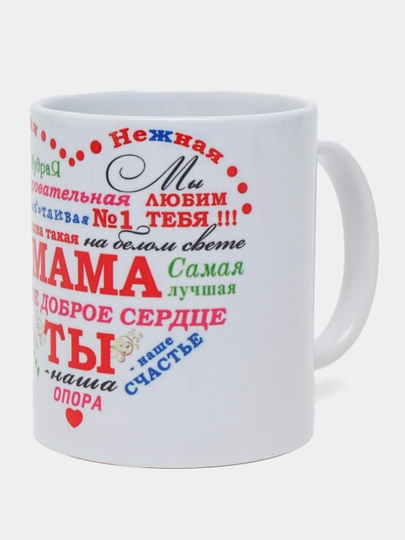 Onajonlarimiz uchun bayromona sovg'a krujkalari, 330 ml - 