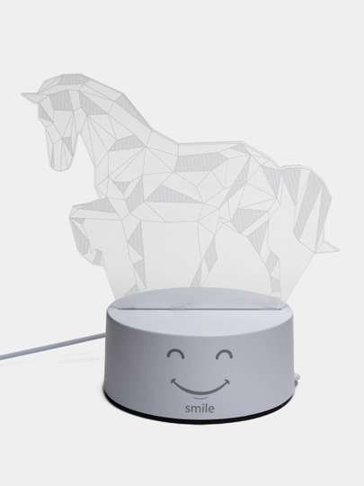 3D светильник, ночник светодиодный LED, USB, 18 видов — SMILEE-3XLRANG-ПЕСХАКИ