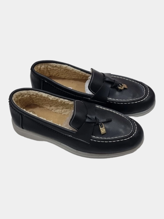 Теплые лоферы Loro Piana с мехом