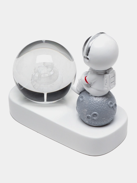 Ночник Космонавт и хрустальный шар, USB