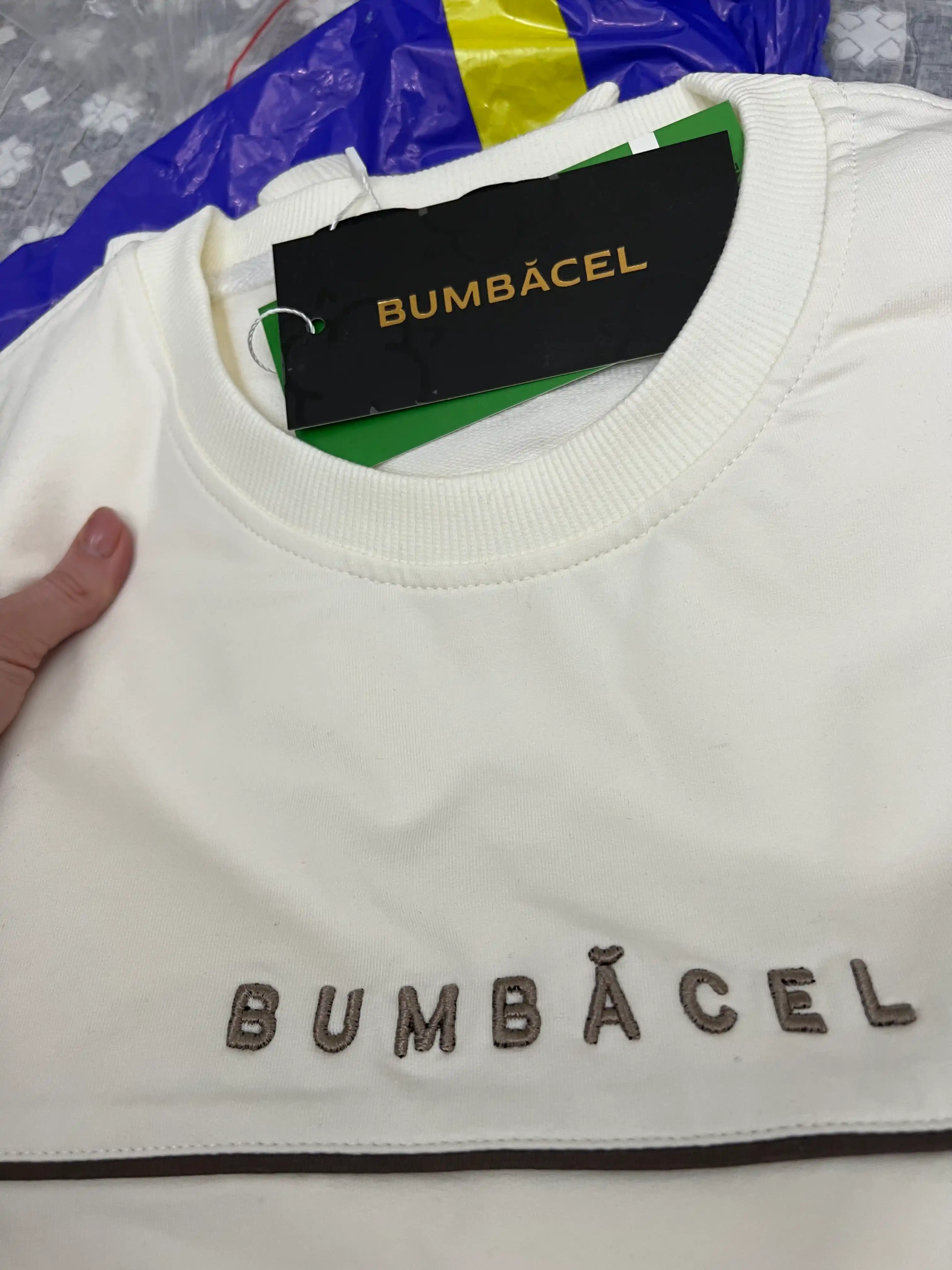 Erkaklar sport kostyumi Bumbacel, svitshot, joggerlar