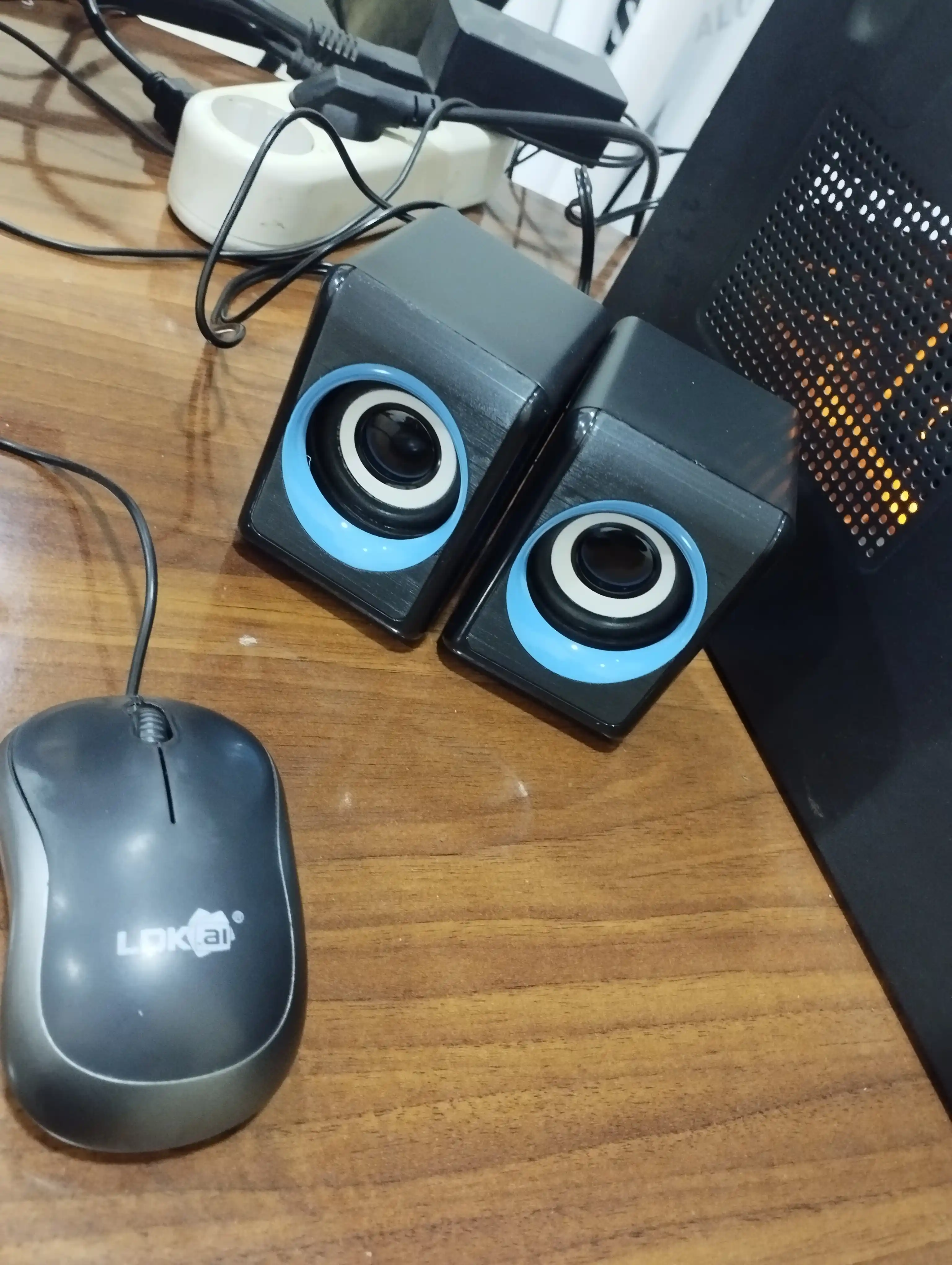 Колонки Mini USB для компьютера, ноутбука, DVD плеера, система 2.0, питание от USB