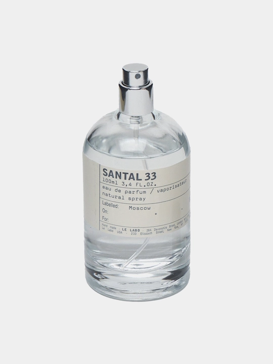Ayollar va erkaklar atiri Santal 33 Grasse parfyumlangan suvi, 100 ml