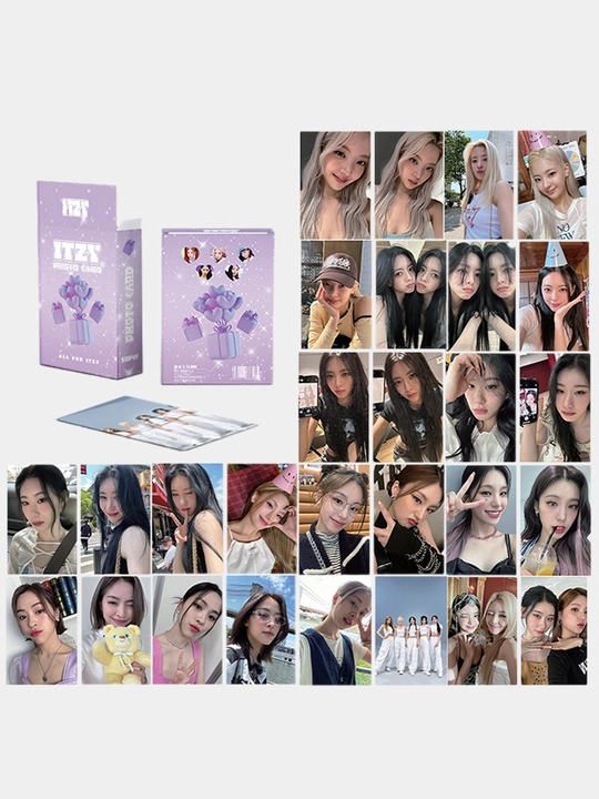 Коллекционные LOMO карточки K-POP Itzy, 55 шт