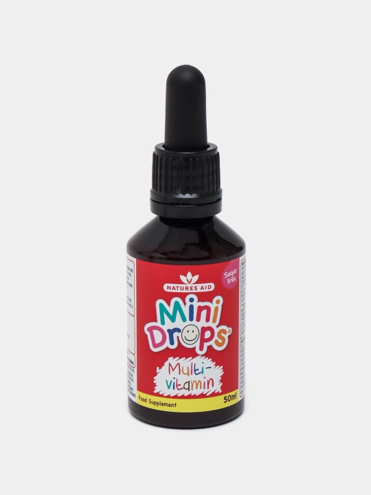 Мультивитаминный комплекс для детей Natures Aid Mini Drops, 50 мл
