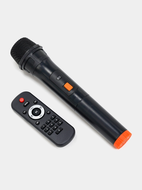 Simsiz portativ kolonka ZQS8210 Bluetooth, simsiz кaraoke mikrofoni bilan, 80 sm