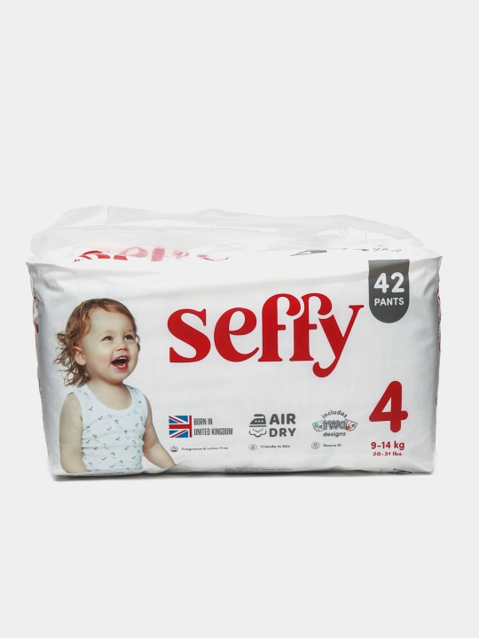 Подгузники-трусики для детей Seffy 4, 9-14 кг, 42 шт - 