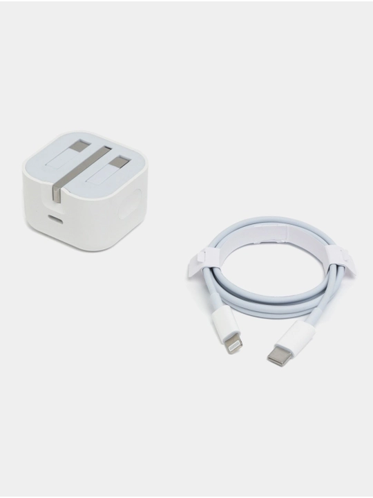 Зарядное устройство для IOS, адаптер + кабель Type-C, Lightning, быстрая зарядка, 20-25 Вт