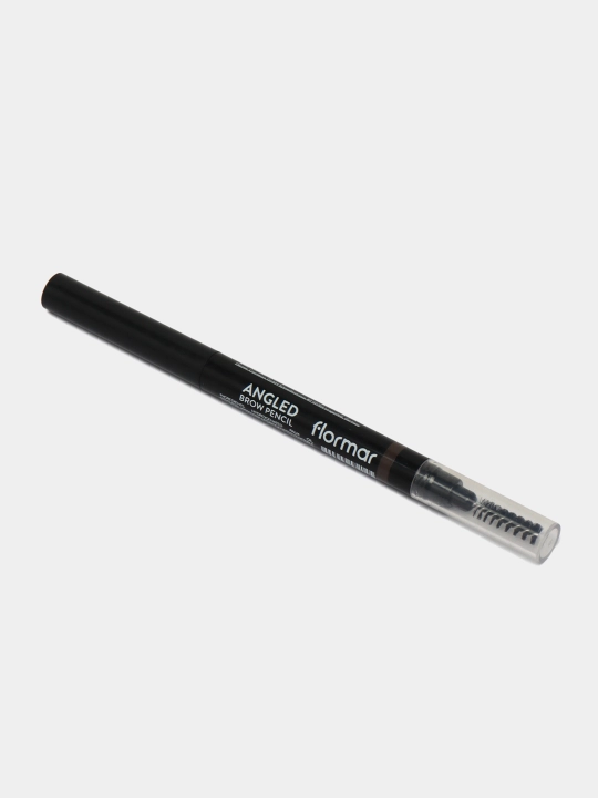 Карандаш для бровей Angled Brow Pencil Flormar, с щеточкой