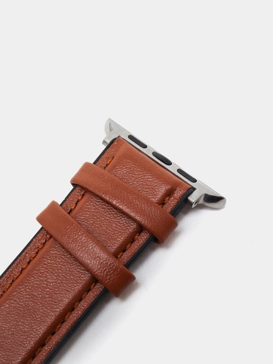 Charm tasma I Watch 3/4/5/6/7/8/SE/Ultra uchun, silikon qoplamali, 42/44/45/49 mm