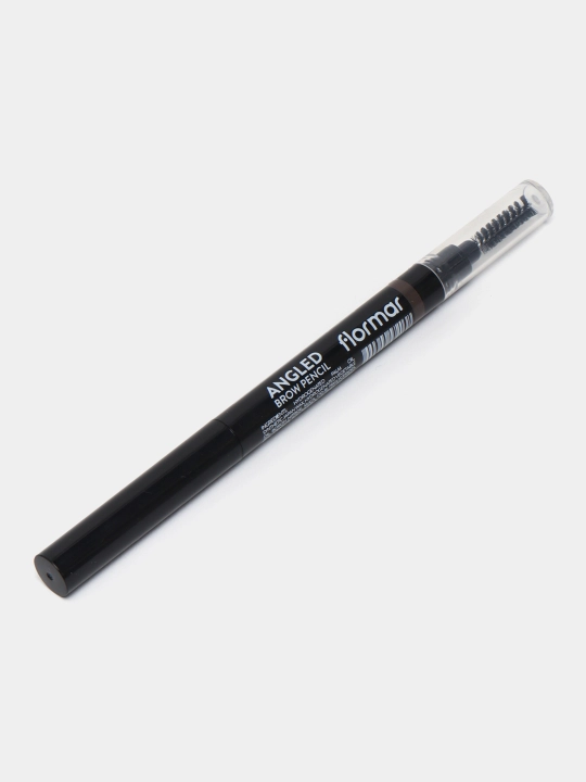 Карандаш для бровей Angled Brow Pencil Flormar, с щеточкой