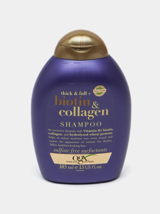 Shampun OGX sulfatsiz, professional, biotin/kollagen, 385 ml Germaniya - 