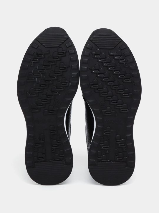Erkaklar va o‘smirlar uchun Premium Black sliponlar, tabiiy charm, qulay yengil taglik