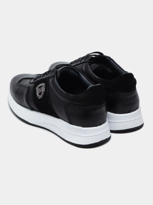 Erkaklar va o‘smirlar uchun Premium Black sliponlar, tabiiy charm, qulay yengil taglik